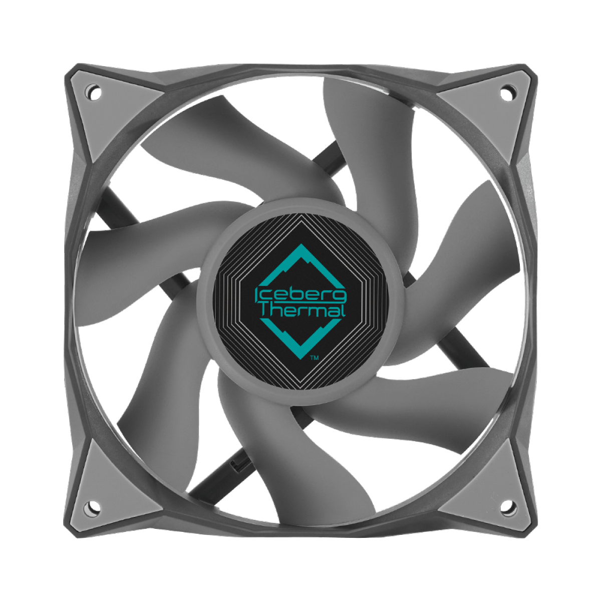 Cooler Para Gabinete Iceberg Thermal IceGale Xtra, 120mm, Gray