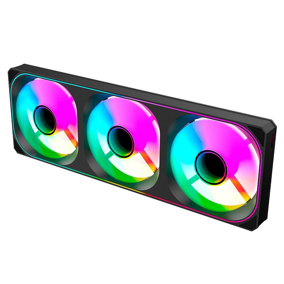 Cooler para Gabinete Kalkan Strix KLK020, 360mm, ARGB, Single Frame, PWM, Preto, KLK00020