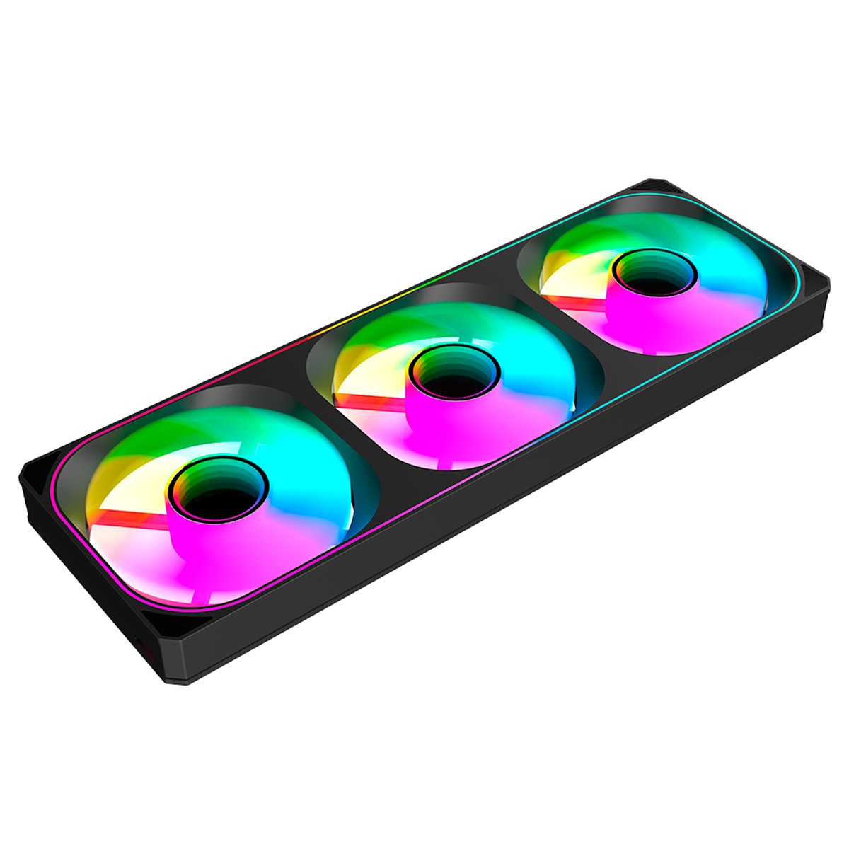 Cooler para Gabinete Kalkan Strix KLK020, 360mm, ARGB, Single Frame, PWM, Preto, KLK00020
