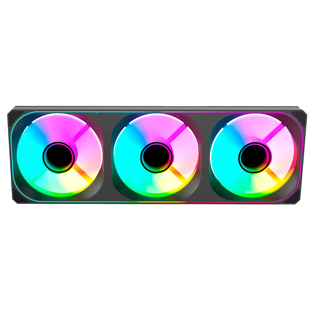 Cooler para Gabinete Kalkan Strix KLK020, 360mm, ARGB, Single Frame, PWM, Preto, KLK00020