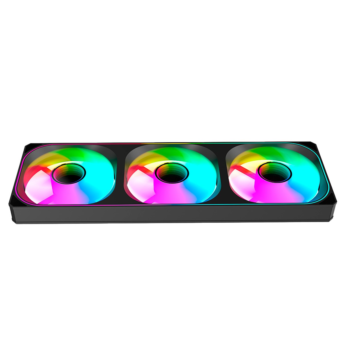Cooler para Gabinete Kalkan Strix KLK020, 360mm, ARGB, Single Frame, PWM, Preto, KLK00020