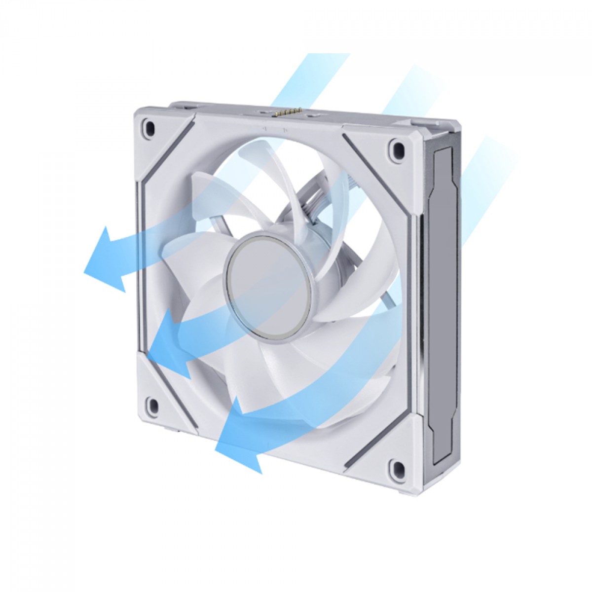 Cooler Para Gabinete Lian Li Uni Fan SL-INF 120 Reverse Blade, RGB, 120mm, White, UF-RSLIN120-1W WHITE