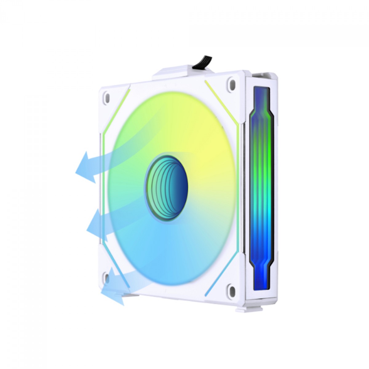Cooler Para Gabinete Lian Li Uni Fan SL-INF 120 Reverse Blade, RGB, 120mm, White, UF-RSLIN120-1W WHITE