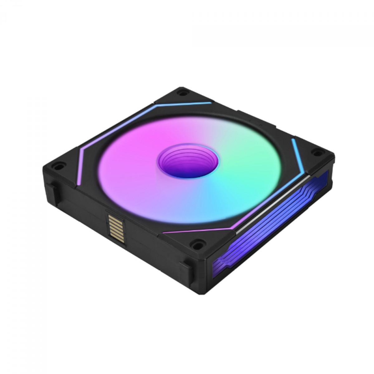 Cooler Para Gabinete Lian Li Uni Fan SL-INF, Reverse Blade, RGB, 120mm, Black, UF-RSLIN120-1B BLACK