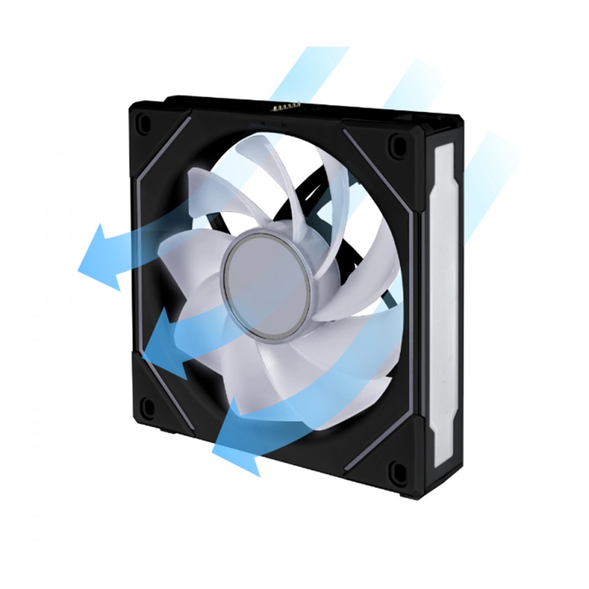 Cooler Para Gabinete Lian Li Uni Fan SL-INF, Reverse Blade, RGB, 120mm, Black, UF-RSLIN120-1B BLACK
