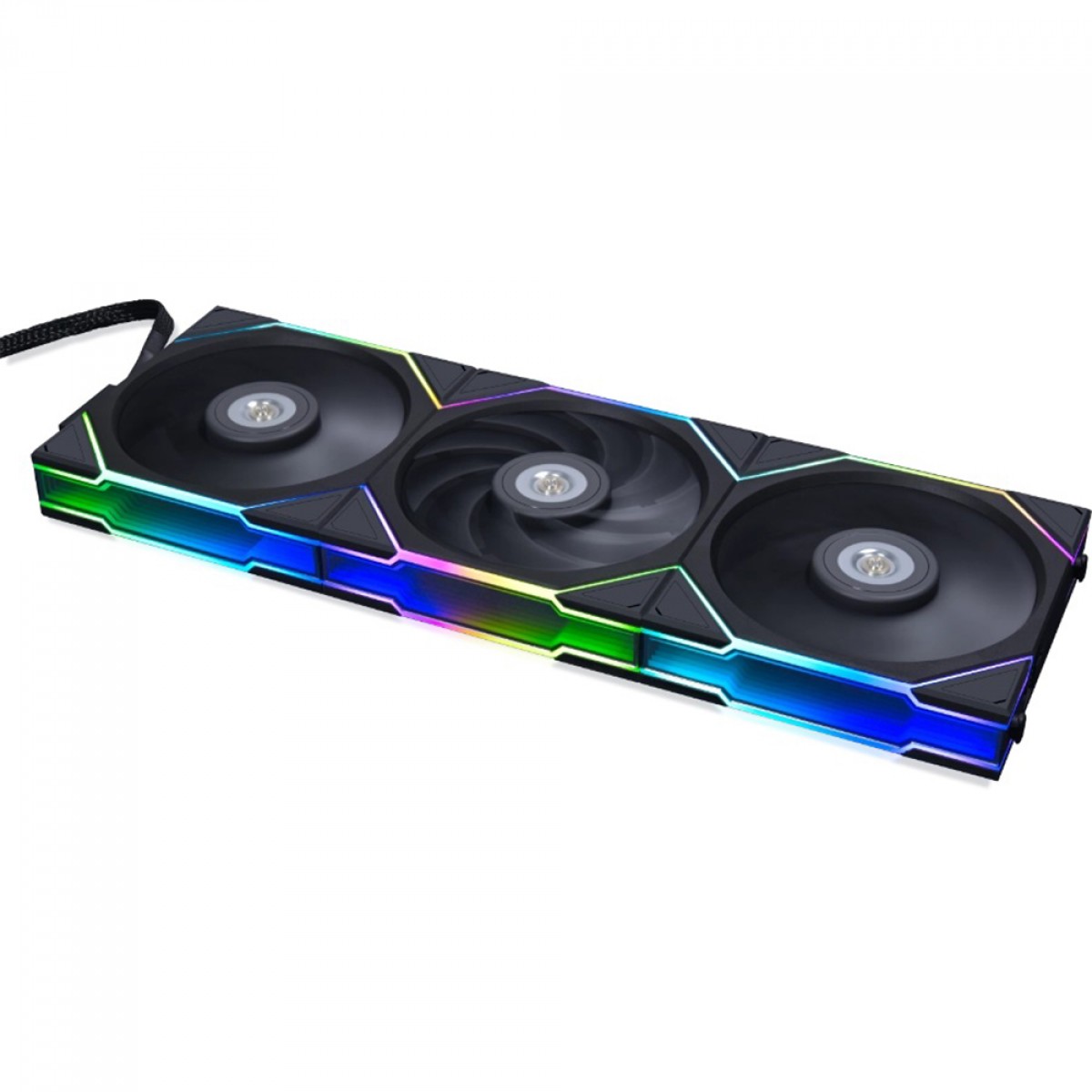 Cooler Para Gabinete Lian Li Uni Fan TL 120 Reverse Blade, RGB, 120mm, Black, 12RTL1B BLACK