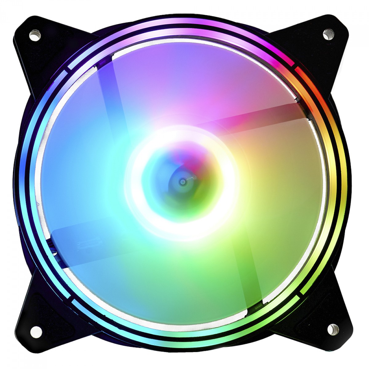 Cooler Para Gabinete Liketec Colorful Reverse, 120mm, RGB, Black