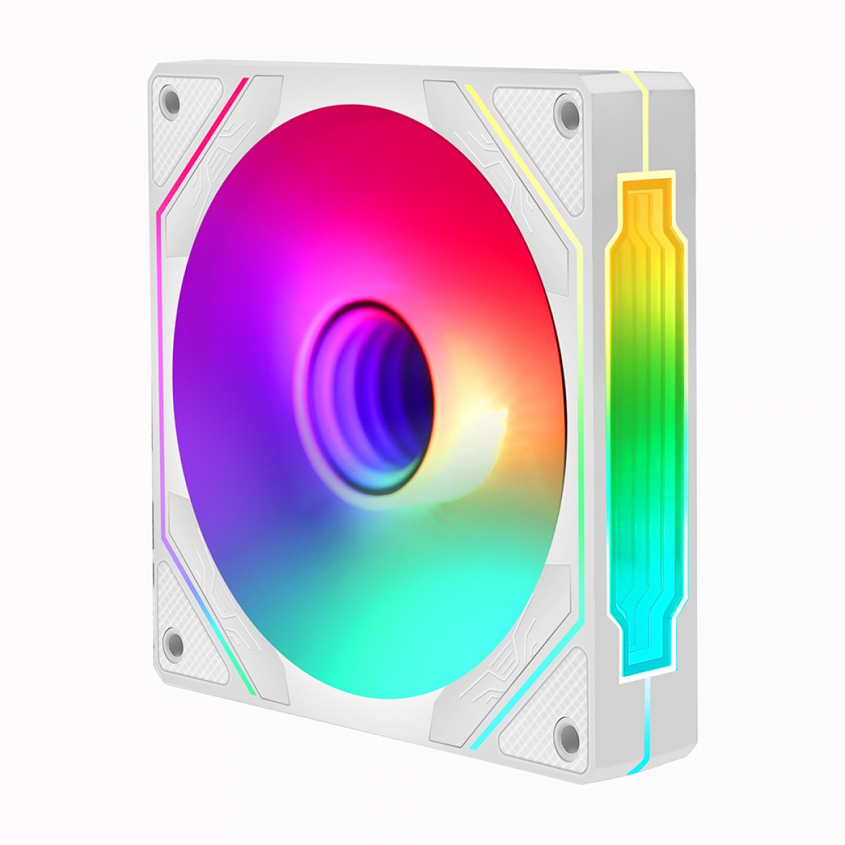 Cooler Para Gabinete Liketec Enigma ARGB, 120mm, Branco, LF-UNARGB-ENIGMA-2082
