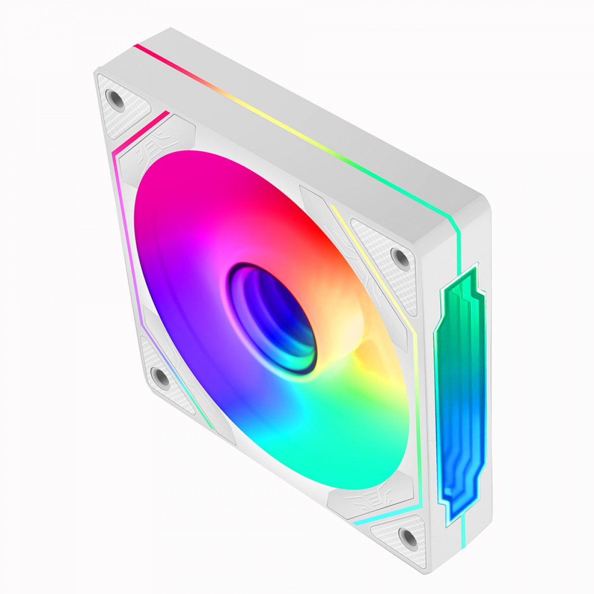 Cooler Para Gabinete Liketec Enigma ARGB, 120mm, Branco, LF-UNARGB-ENIGMA-2082