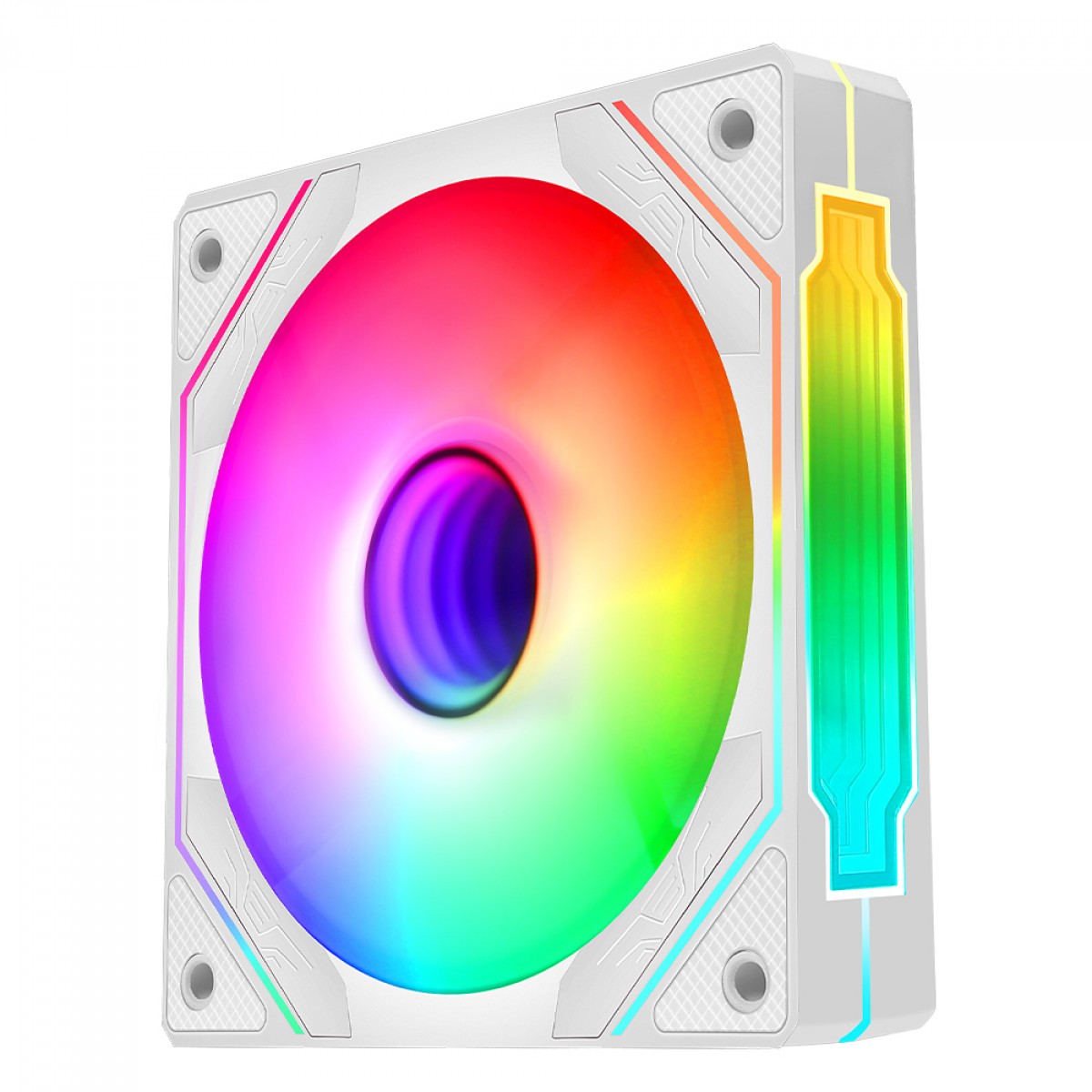 Cooler Para Gabinete Liketec Enigma ARGB, 120mm, Branco, LF-UNARGB-ENIGMA-2082