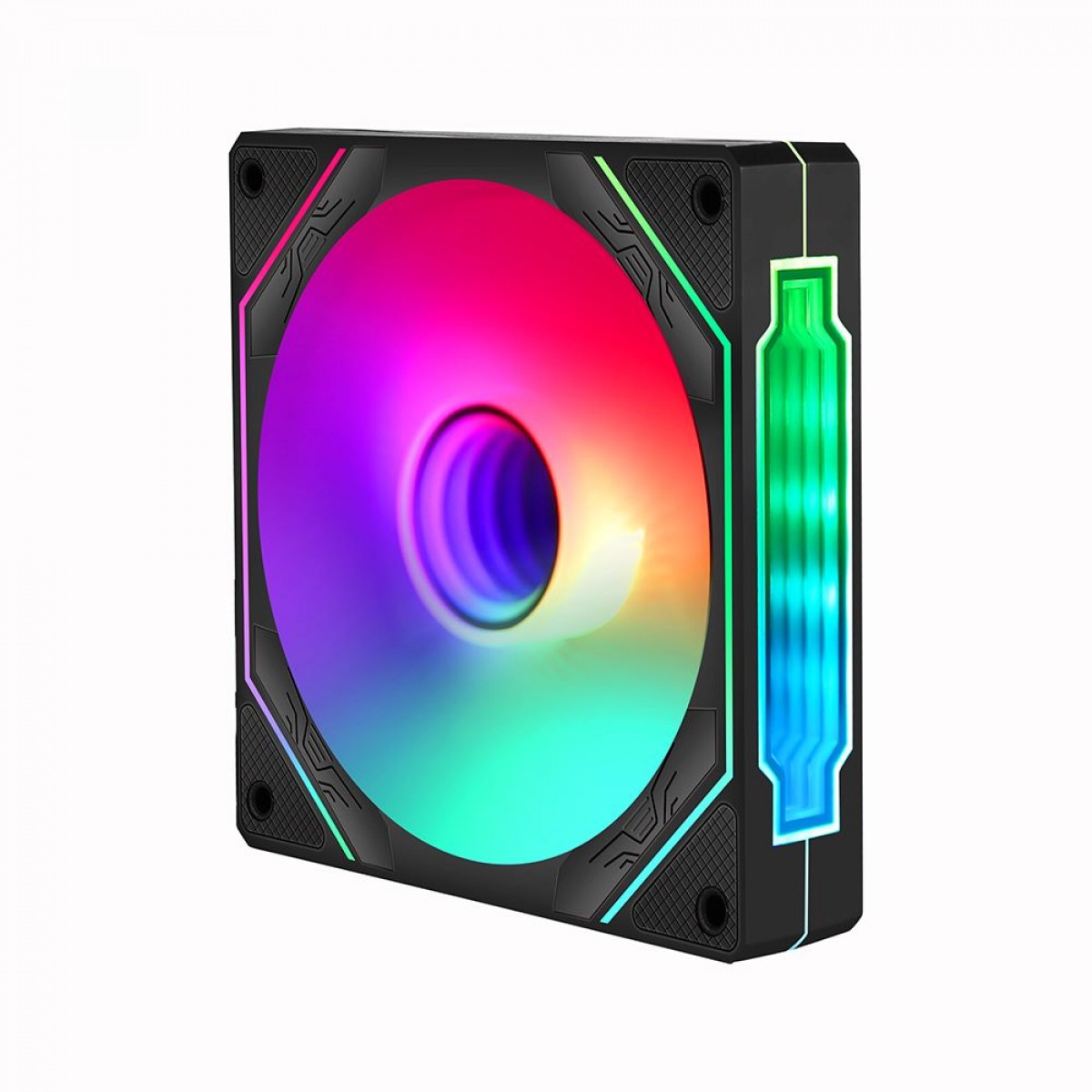 Cooler Para Gabinete Liketec Enigma Reverse Dark, ARGB, 120mm, Preto