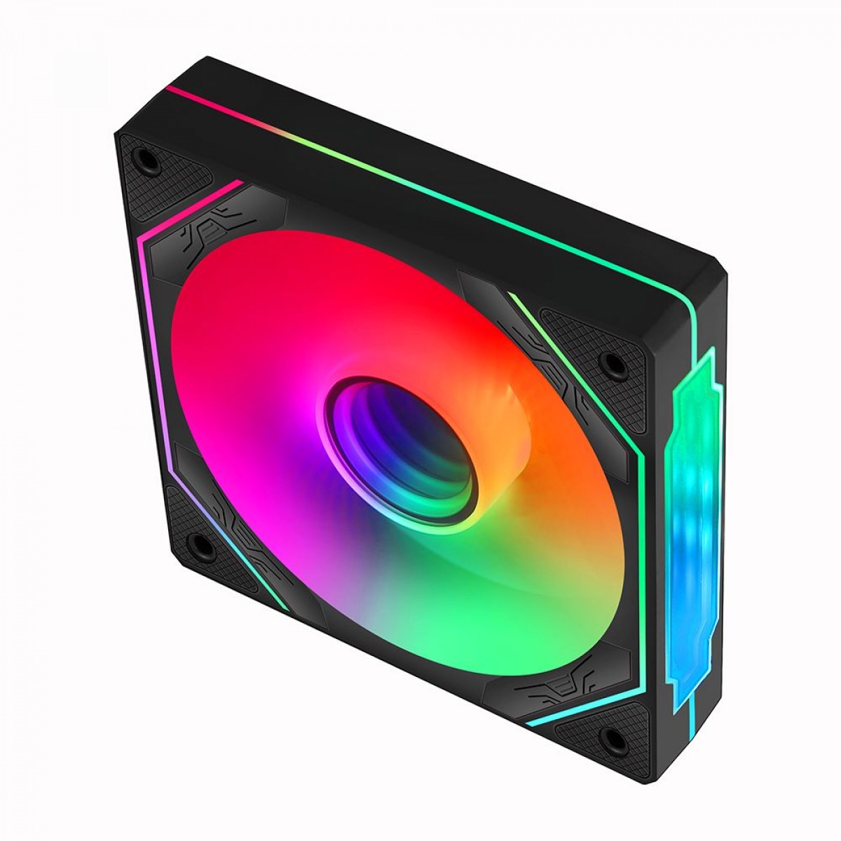 Cooler Para Gabinete Liketec Enigma Reverse Dark, ARGB, 120mm, Preto