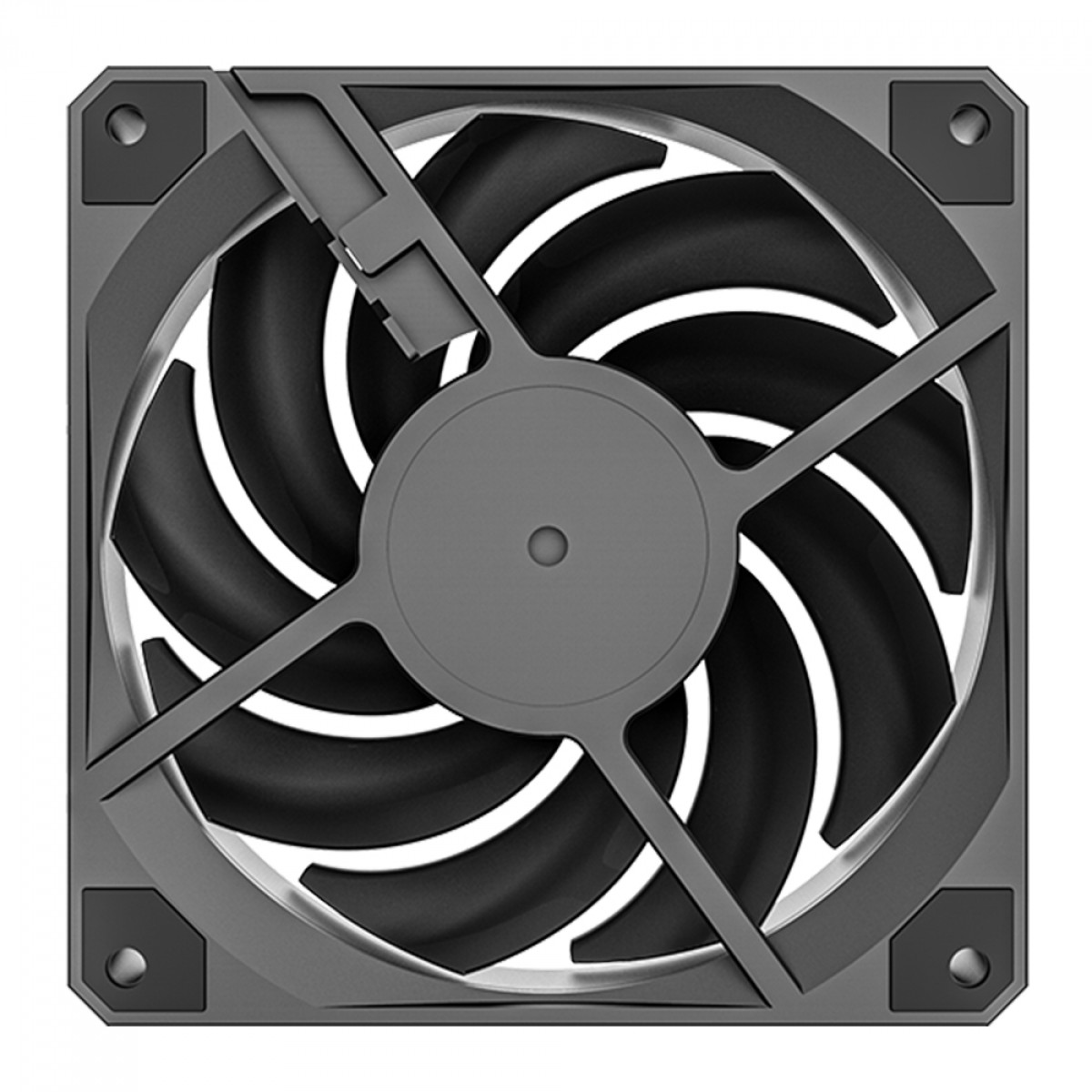 Cooler Para Gabinete Montech METAL 120 PWM, 120mm, Black
