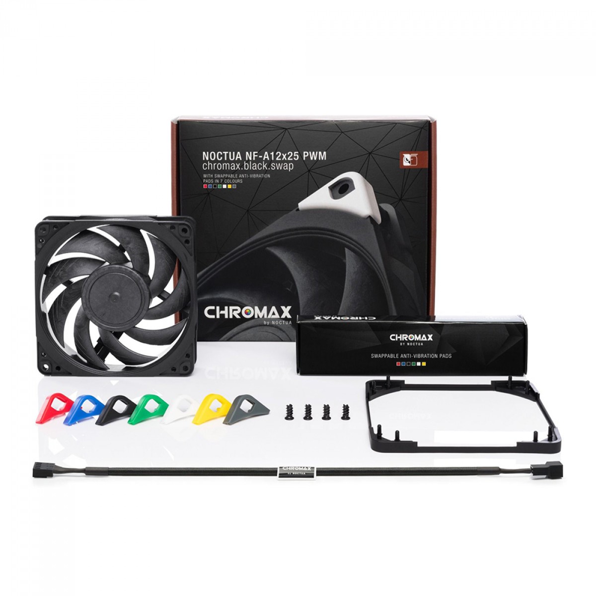 Fan Noctua NF-A12x25 PWM 120mm Chromax Black | Terabyte