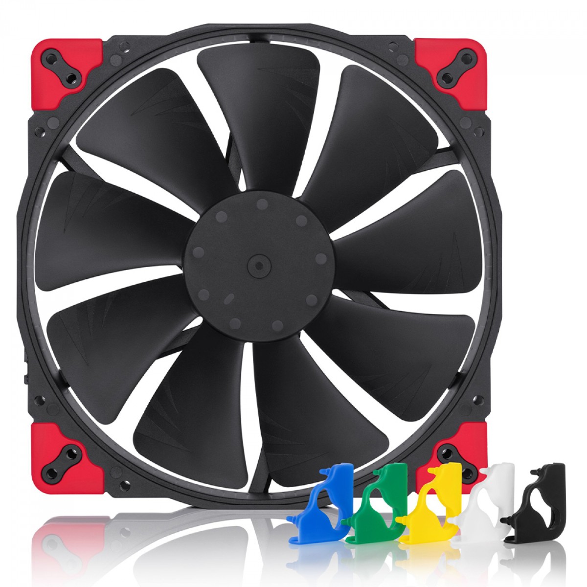Cooler para Gabinete Noctua NF-A20 PWM chromax.black.swap, 200mm