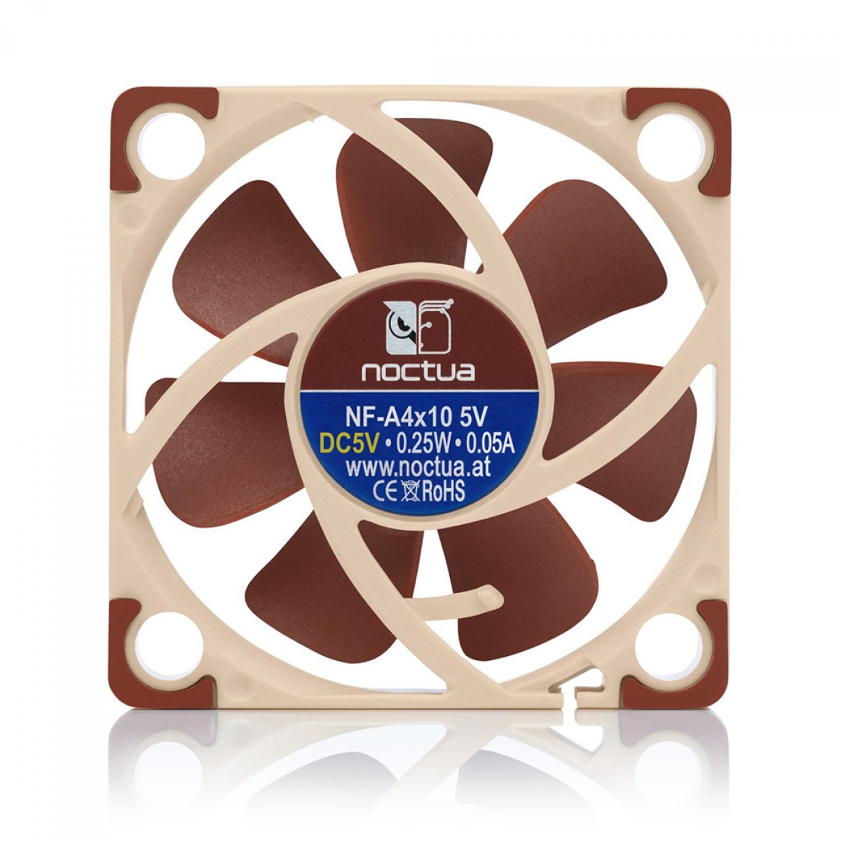 Cooler Para Gabinete Noctua NF-A4x10 5V, 40mm, Beige, 4500RPM, NF-A4x10 5V
