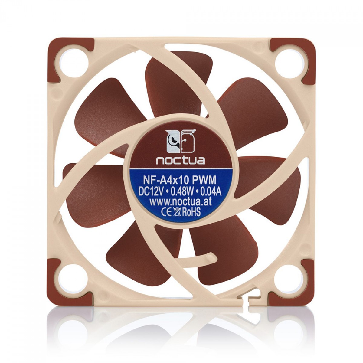 Cooler Para Gabinete Noctua NF-A4x10 PWM, 40mm, Beige, NF-A4x10 PWM