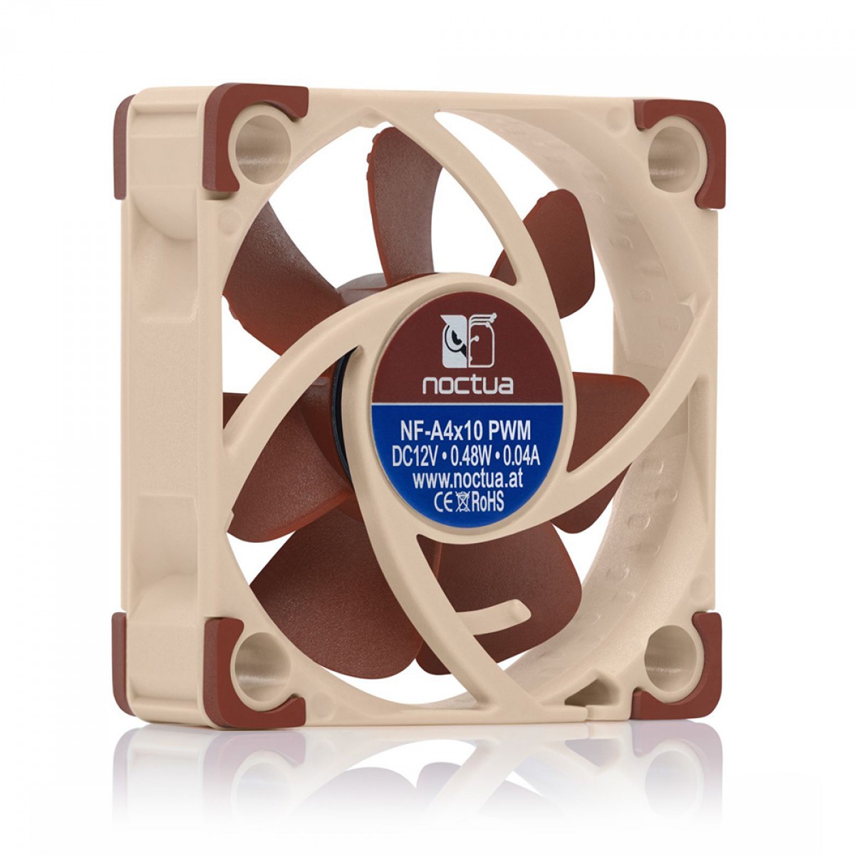 Cooler Para Gabinete Noctua NF-A4x10 PWM, 40mm, Beige, NF-A4x10 PWM