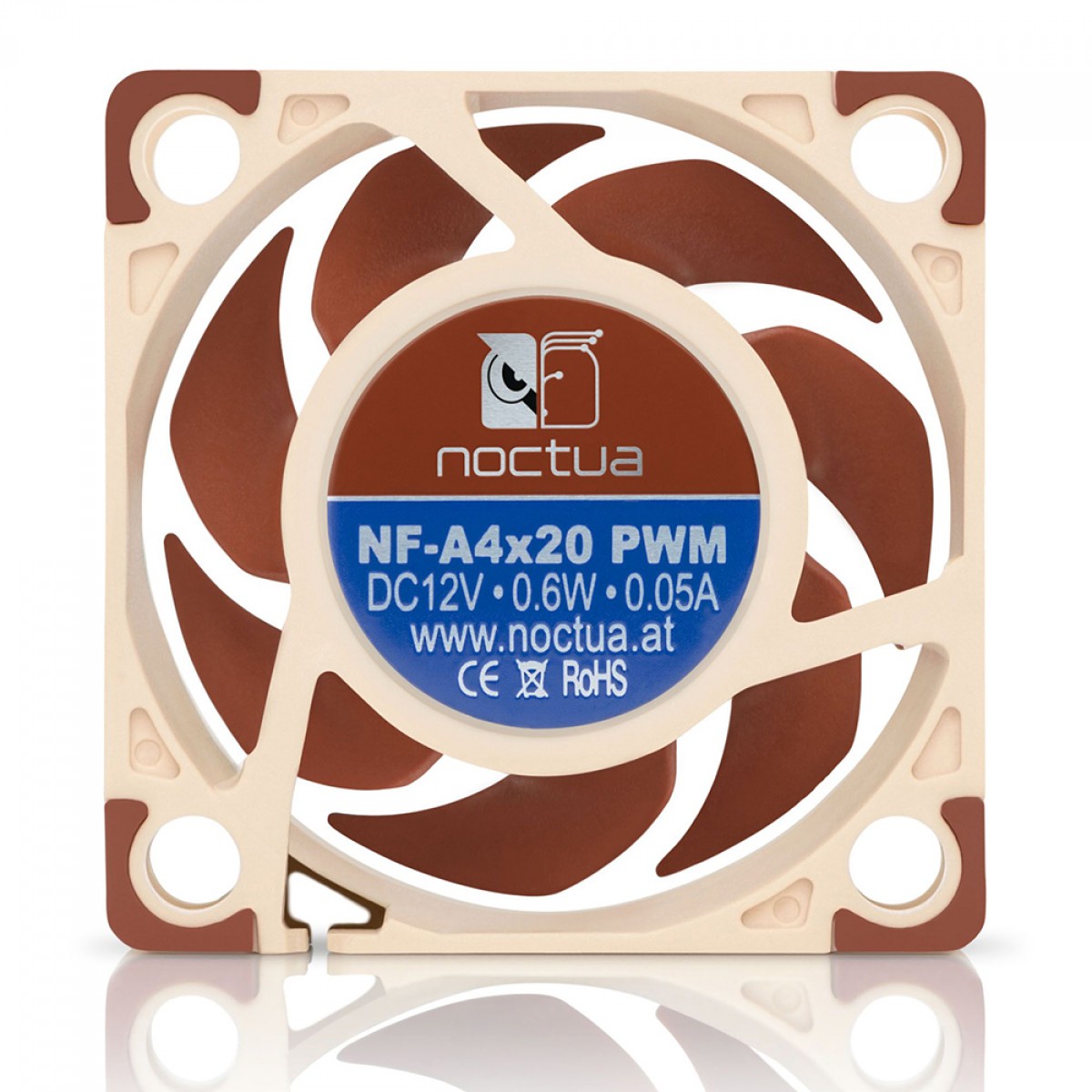 Cooler Para Gabinete Noctua NF-A4x20 PWM,40mm, Beige, NF-A4x20 PWM