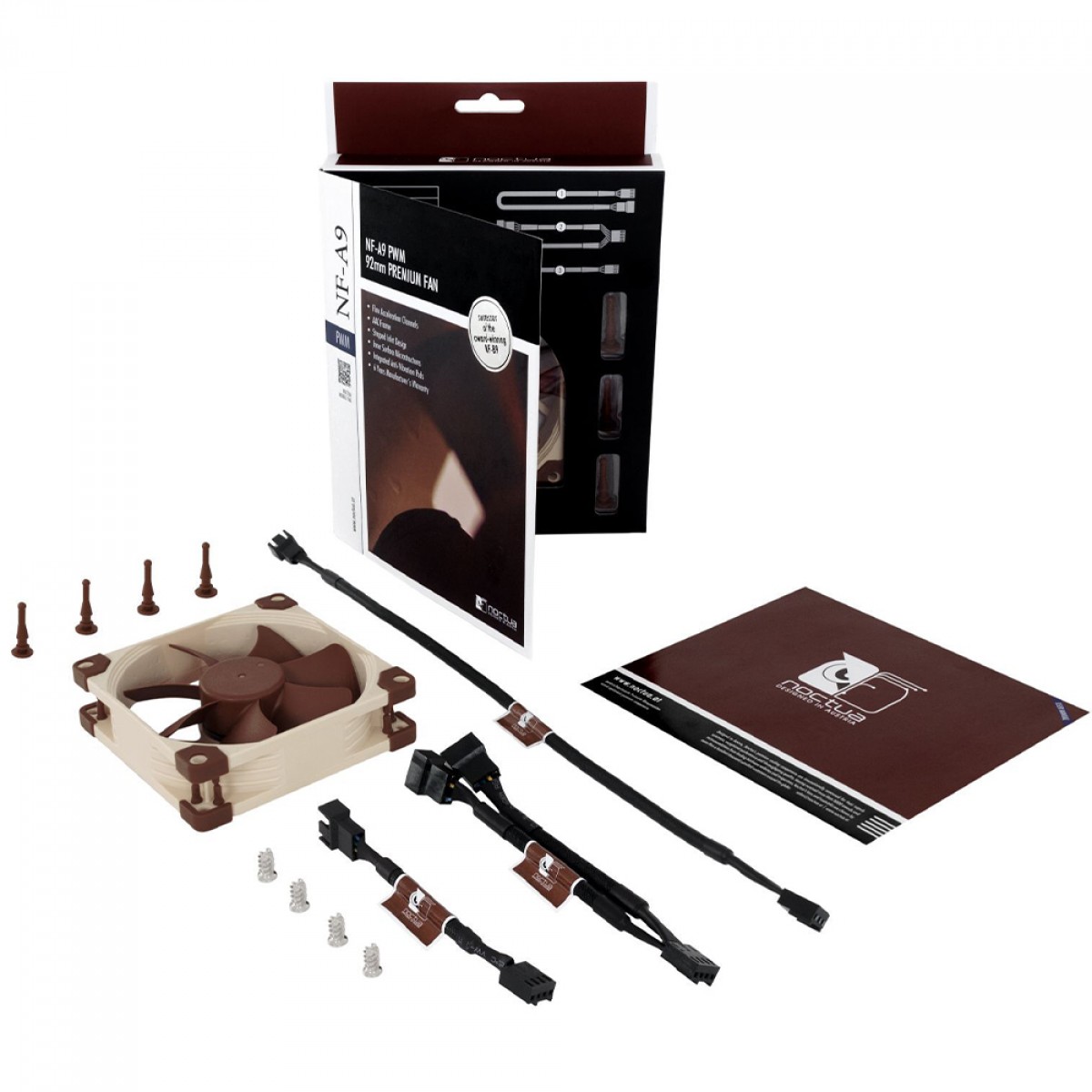 Cooler Para Gabinete Noctua NF-A9 PWM, 92mm, Beige, NF-A9 PWM