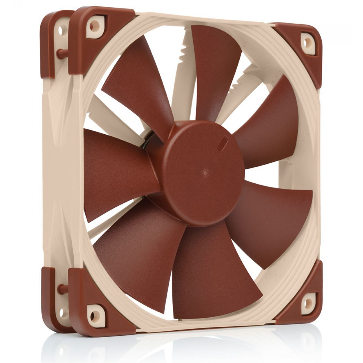 Cooler para Gabinete Noctua NF-F12 5V PWM, 120mm, Beige,