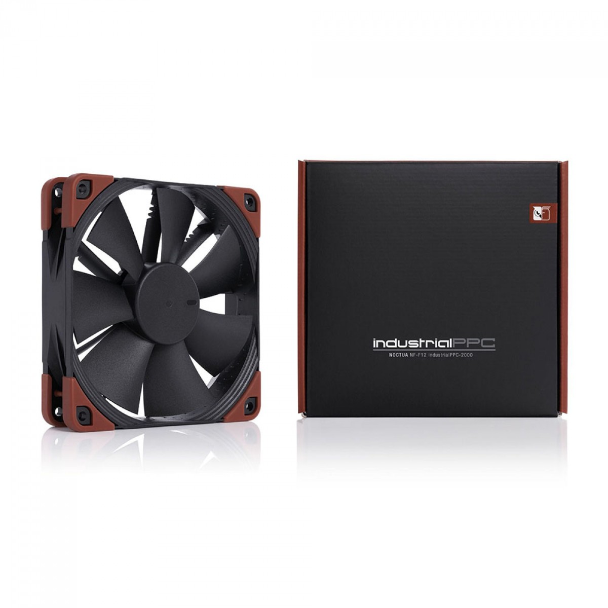 Cooler para Gabinete Noctua NF-F12 industrialPPC-2000, Black, 120mm, NF-F12 iPPC-2000