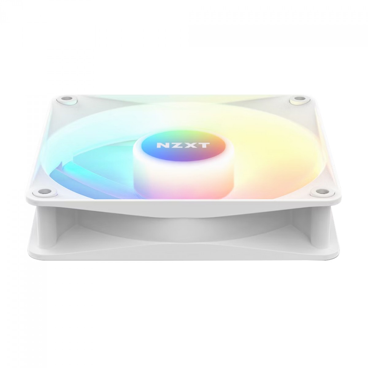Cooler Para Gabinete NZXT F120 RGB Core, 120mm, White, RF-C12SF-W1