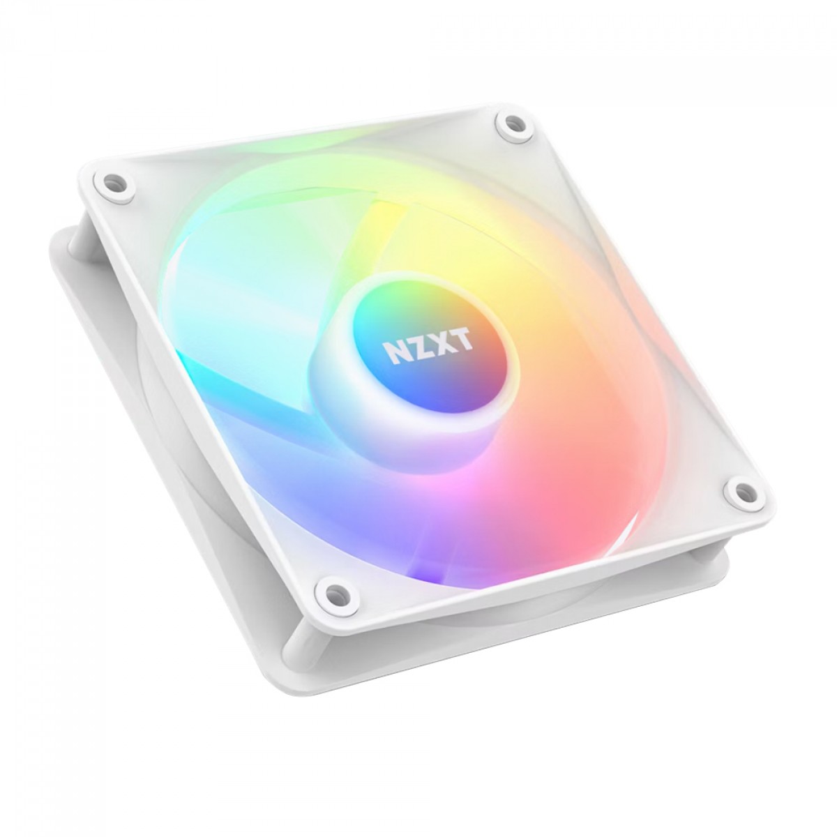 Cooler Para Gabinete NZXT F120 RGB Core, 120mm, White, RF-C12SF-W1