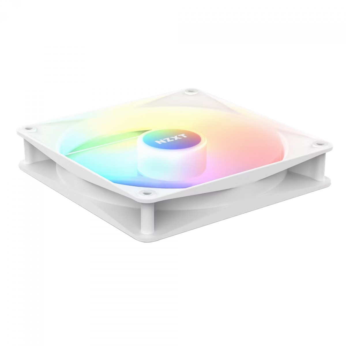 Cooler Para Gabinete NZXT F120 RGB Core, 120mm, White, RF-C12SF-W1