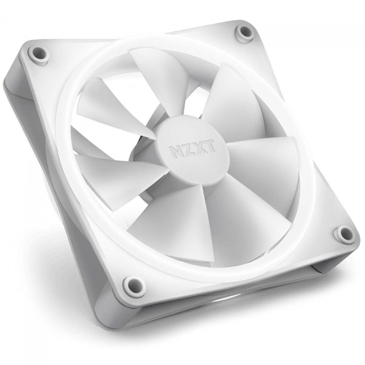 Cooler Para Gabinete NZXT F120 RGB DUO, 120mm, White, RF-D12SF-W1