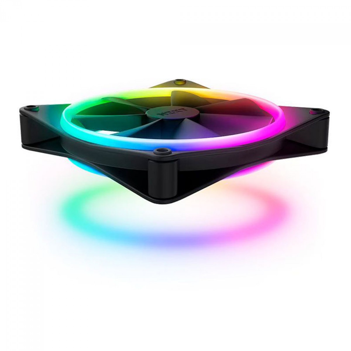 Cooler Para Gabinete NZXT F140 RGB Duo, 140mm, Black, RF-D14SF-B1