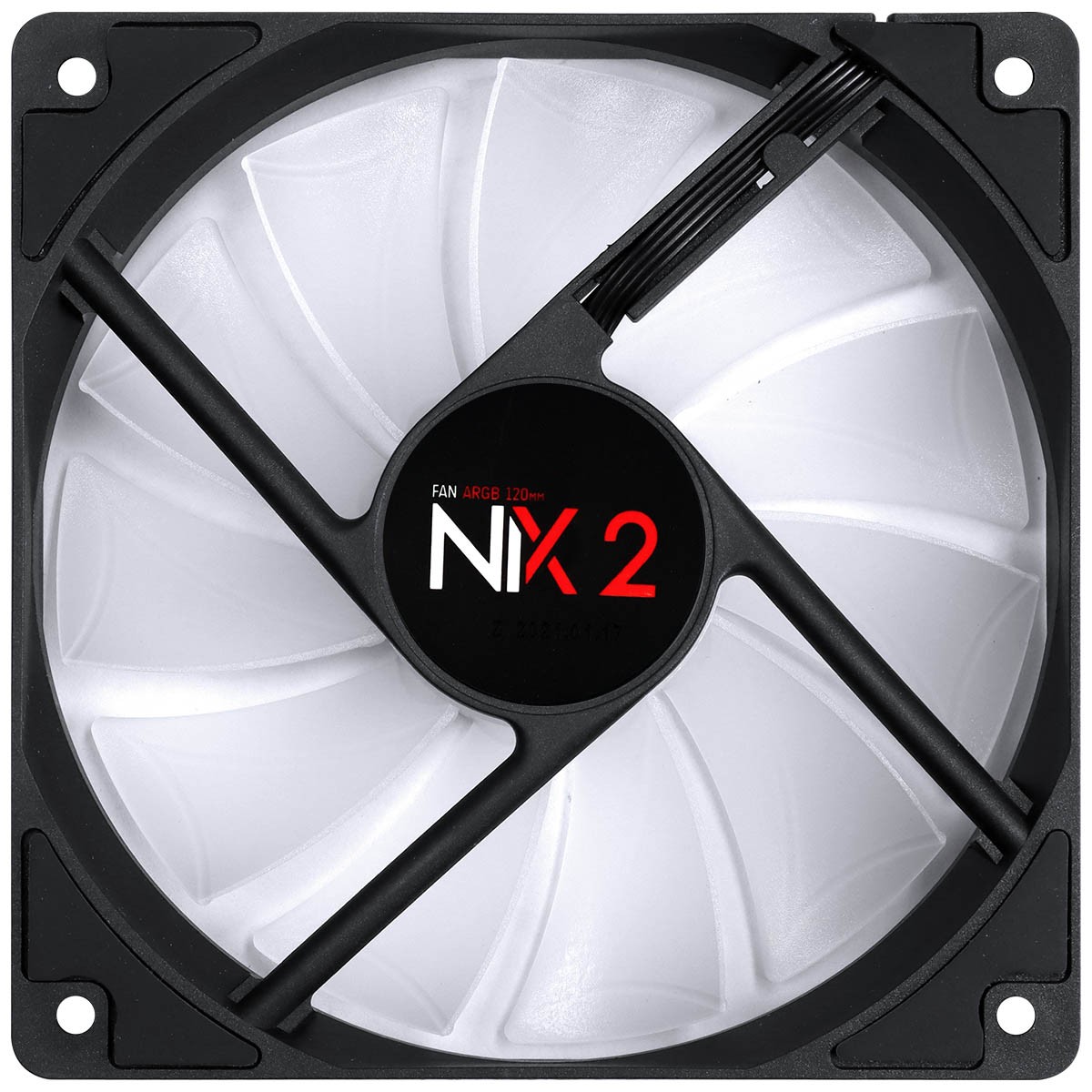 Cooler para Gabinete PCYES Nix 2 ARGB, 120mm, FGNIX2