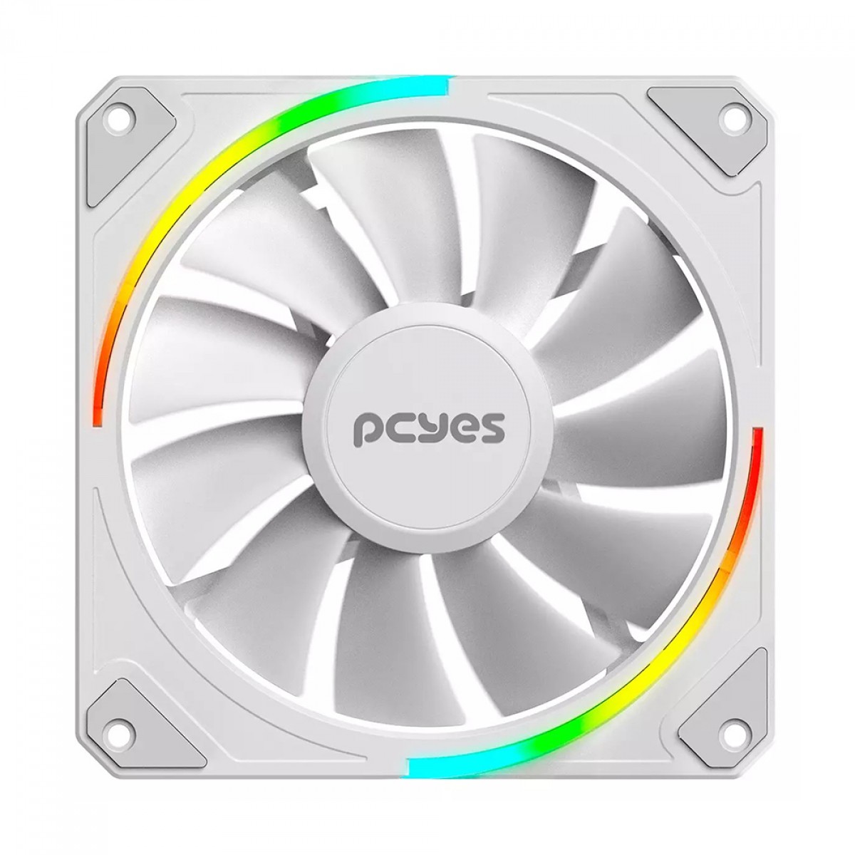 Cooler Para Gabinete PCYES Sangue Frio 3 ARGB White Ghost, 120mm, Branco, ARGBSF3WGBR