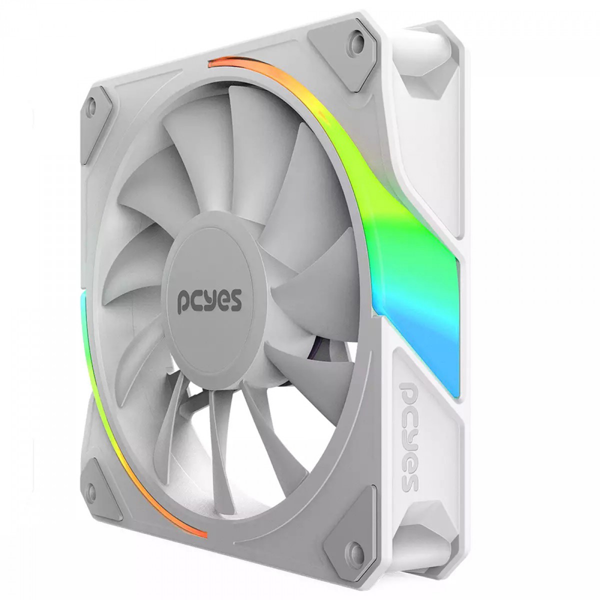 Cooler Para Gabinete PCYES Sangue Frio 3 ARGB White Ghost, 120mm, Branco, ARGBSF3WGBR
