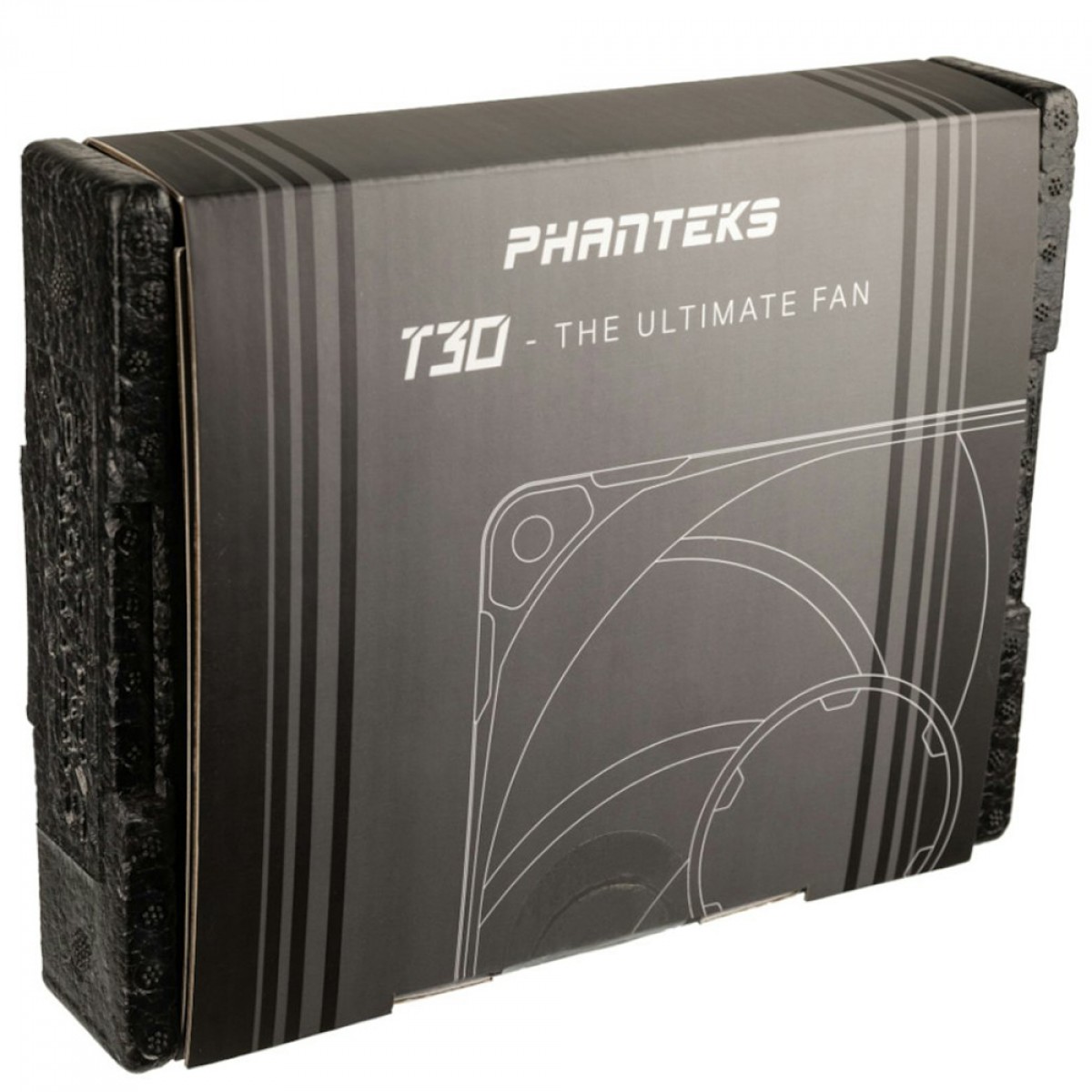 Cooler Para Gabinete Phanteks T30 Tri-Mode, 120mm, PWM, Cinza, PH-F120T30_BG