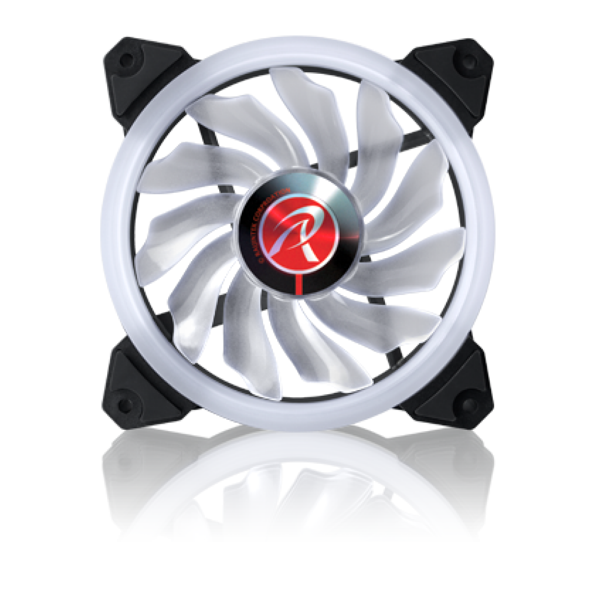 Cooler para Gabinete Raijintek Iris 12 RBW ADD, ARGB, 120mm, 0R40B00110