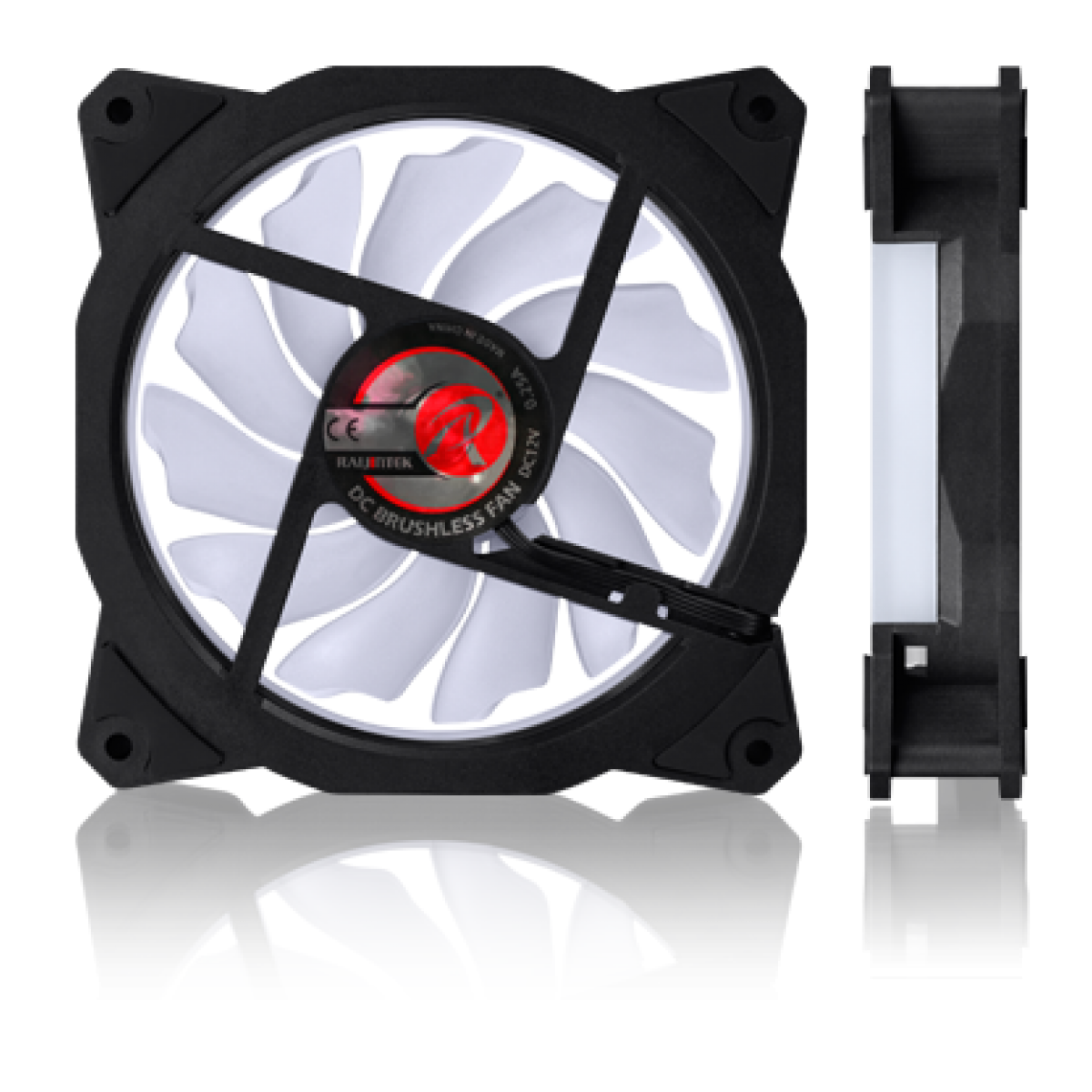 Cooler para Gabinete Raijintek Iris 12, White, 120mm, 0R400039