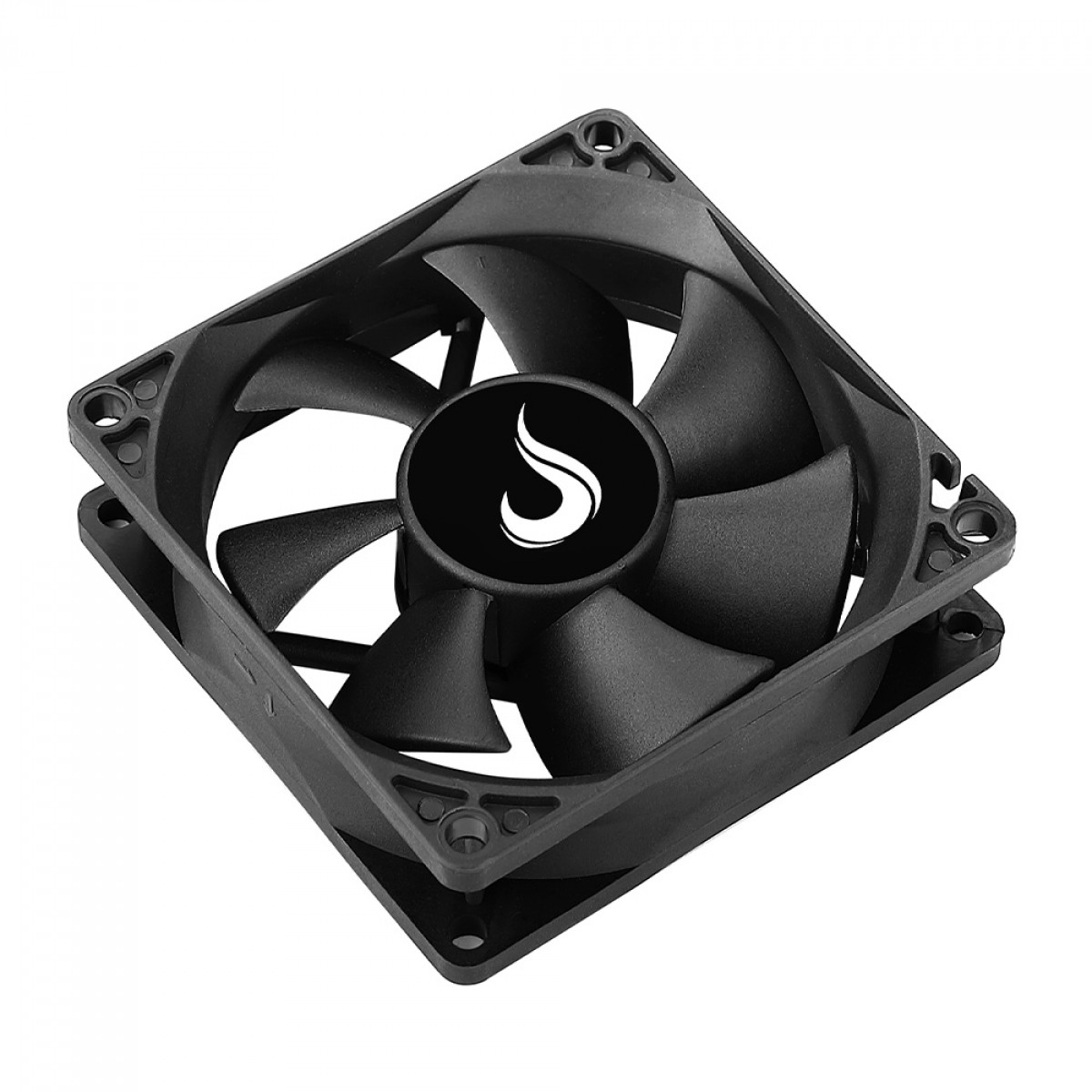 Cooler Para Gabinete Rise Mode, 80mm, Preto, RM-BK-02-FB