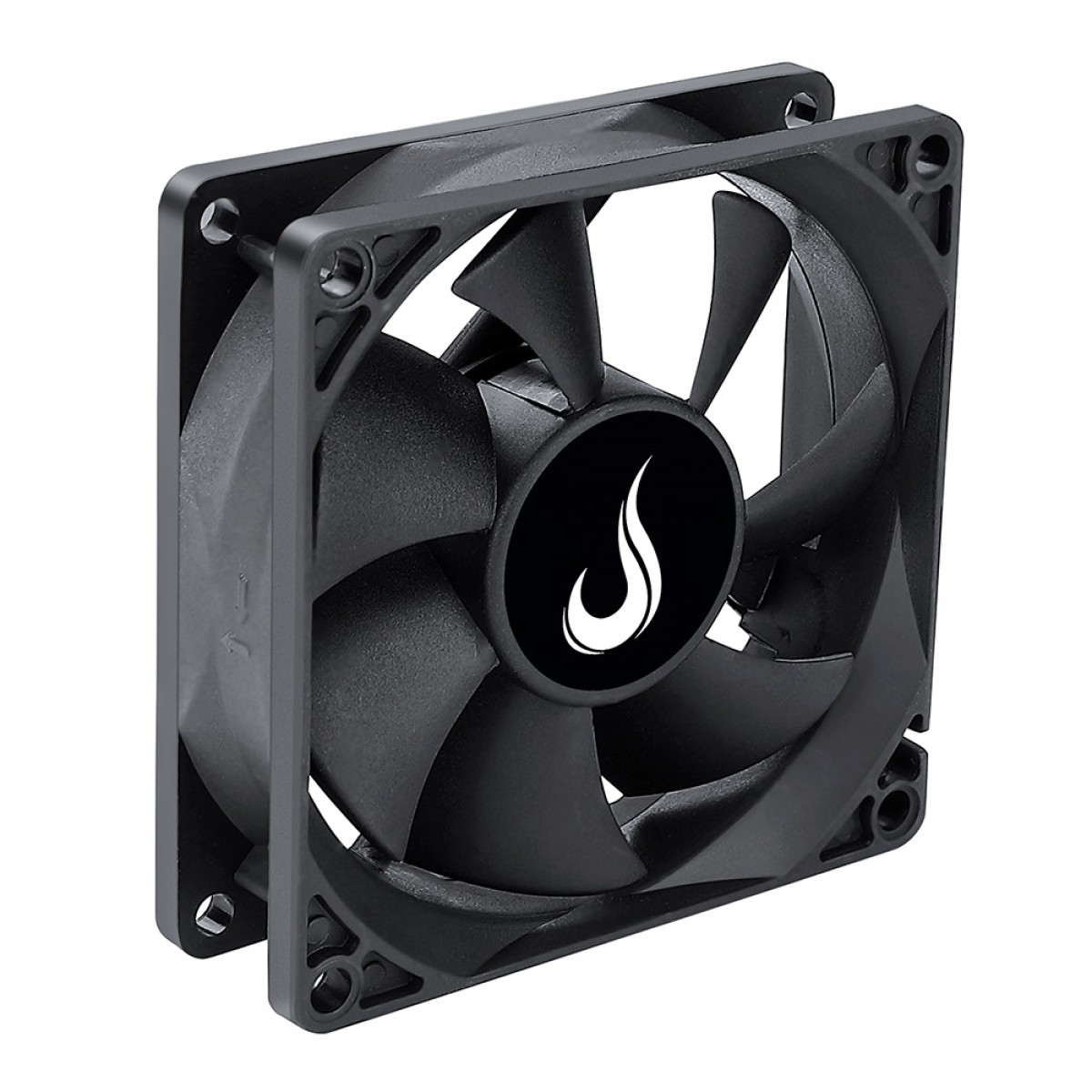 Cooler Para Gabinete Rise Mode, 80mm, Preto, RM-BK-02-FB