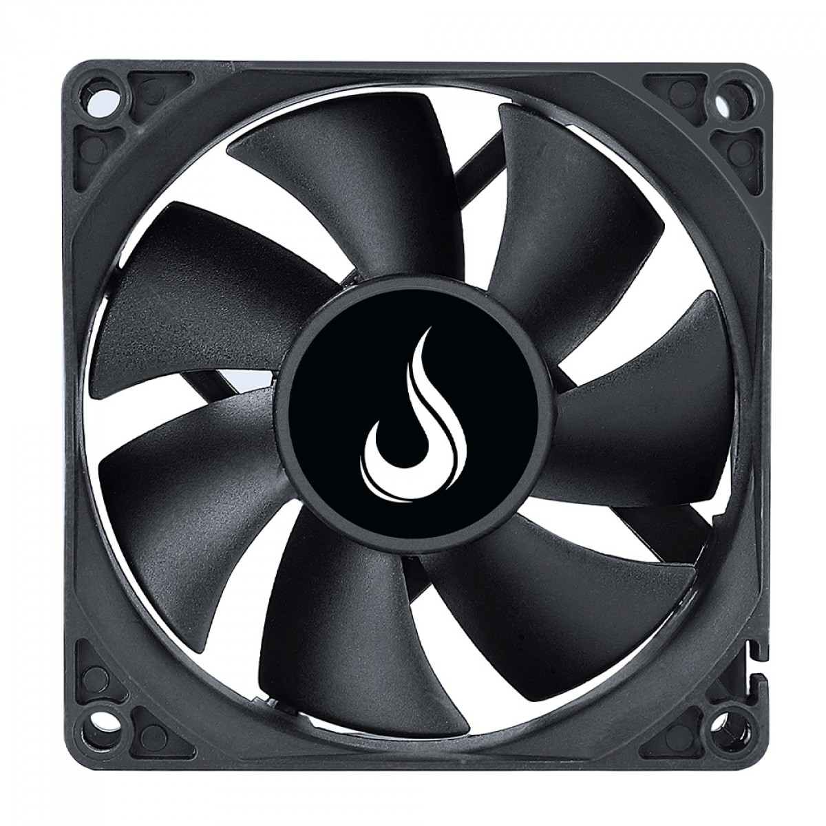 Cooler Para Gabinete Rise Mode, 80mm, Preto, RM-BK-02-FB