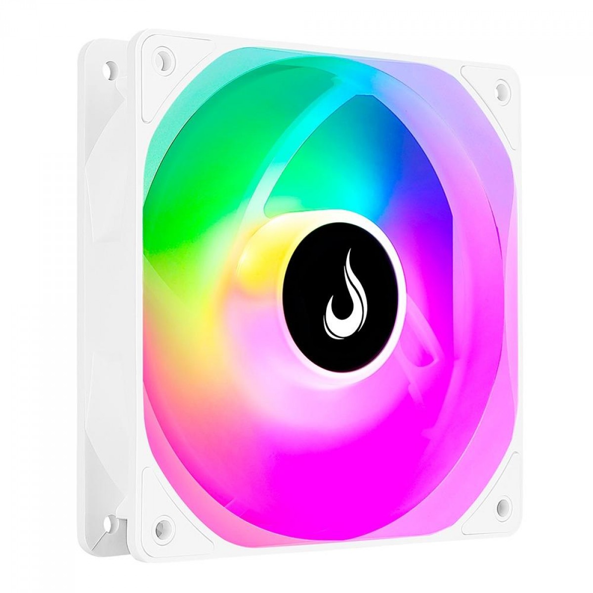 Cooler Para Gabinete Rise Mode, ARGB, 120mm, White, RM-MB-02-5V