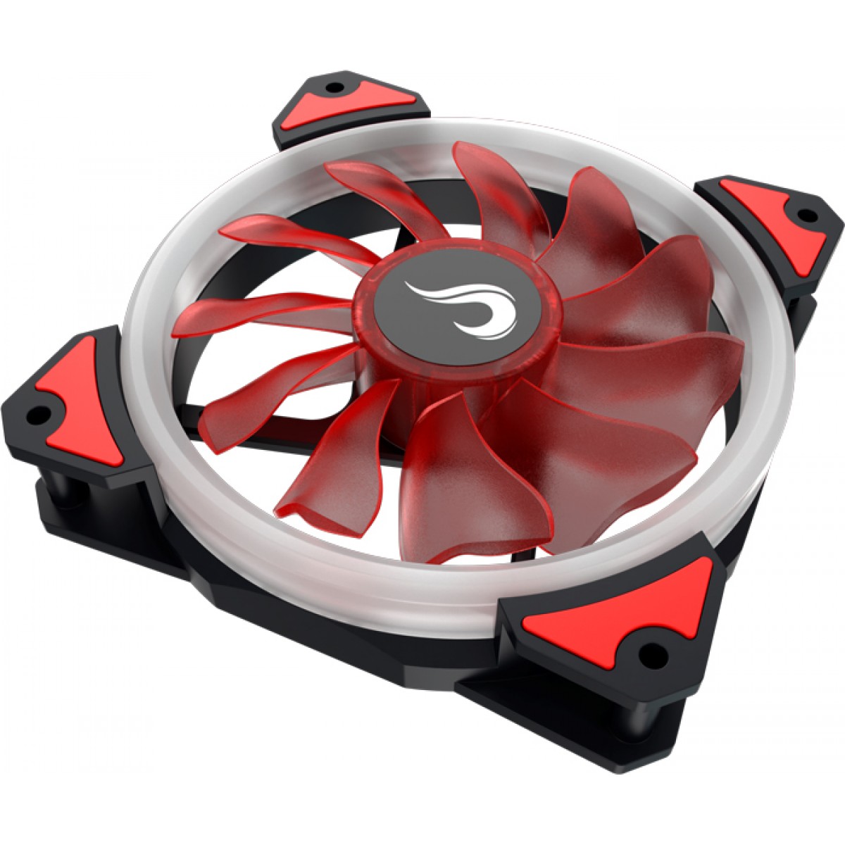 Cooler Para Gabinete Rise Mode Galaxy G1 120mm LED Vermelha RM-FN-01-BR
