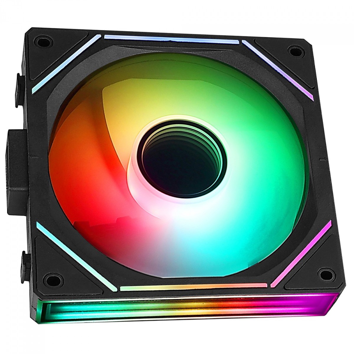 Cooler Para Gabinete Rise Mode Magneto Pro Reverse, ARGB, 120mm, PWM, Preto, RM-MAPROI-ARGB-B-RV