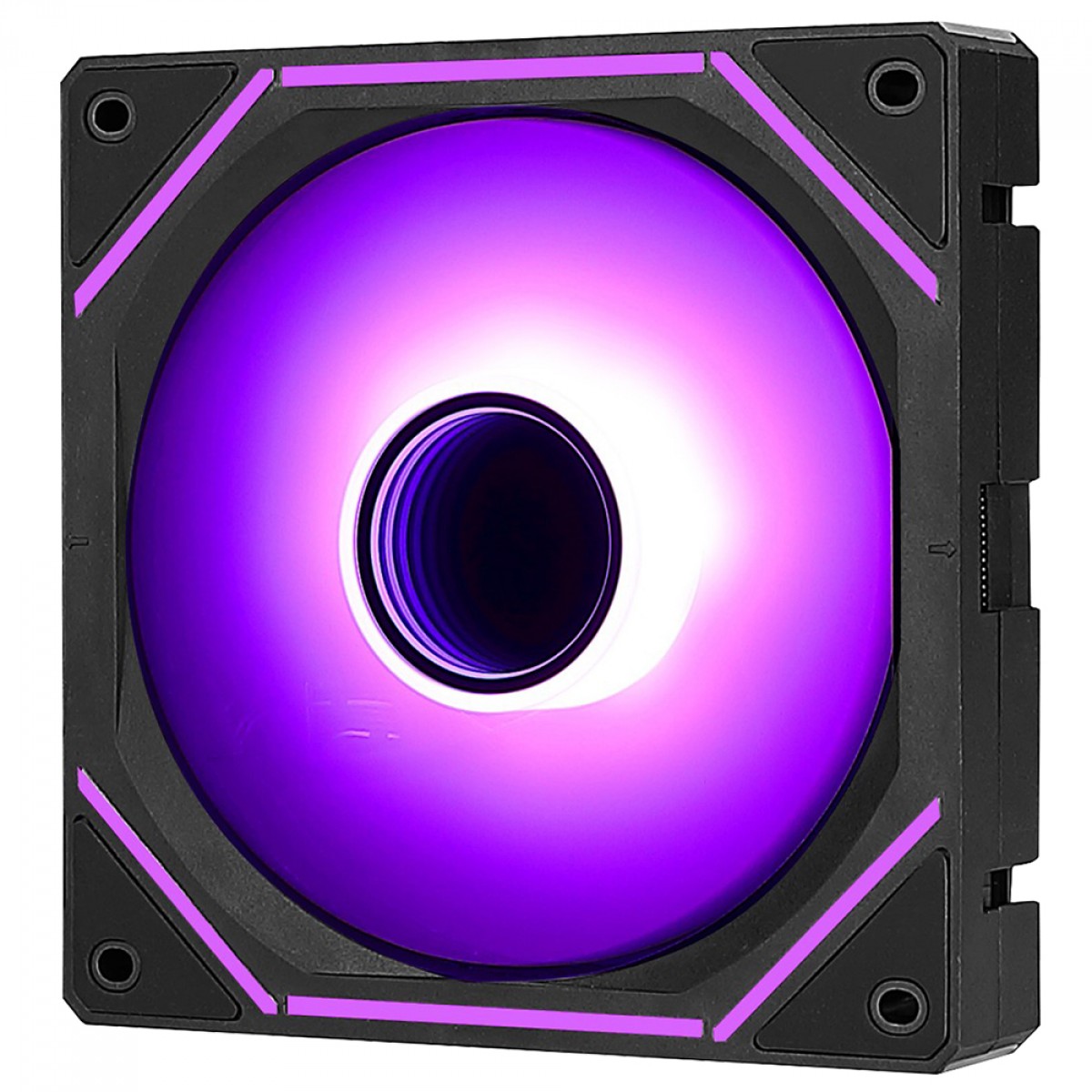 Cooler Para Gabinete Rise Mode Magneto Pro Reverse, ARGB, 120mm, PWM, Preto, RM-MAPROI-ARGB-B-RV