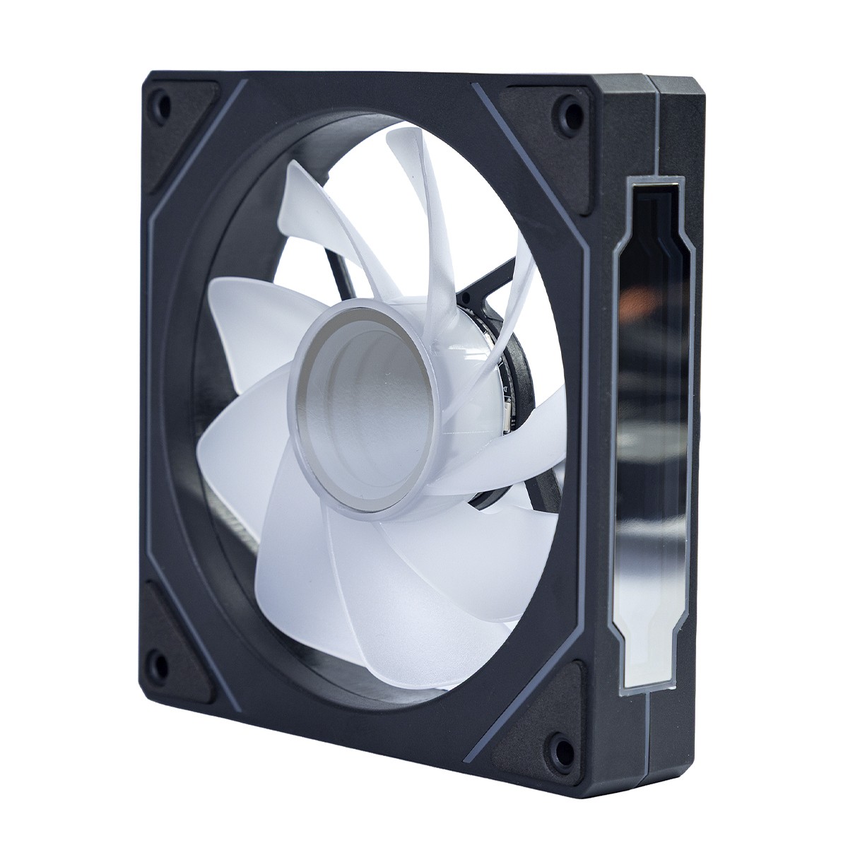 Cooler Para Gabinete Round5 Aurora Reverse, 120mm, PWM, ARGB, Preto, R5-AURORA-RV-B-2191