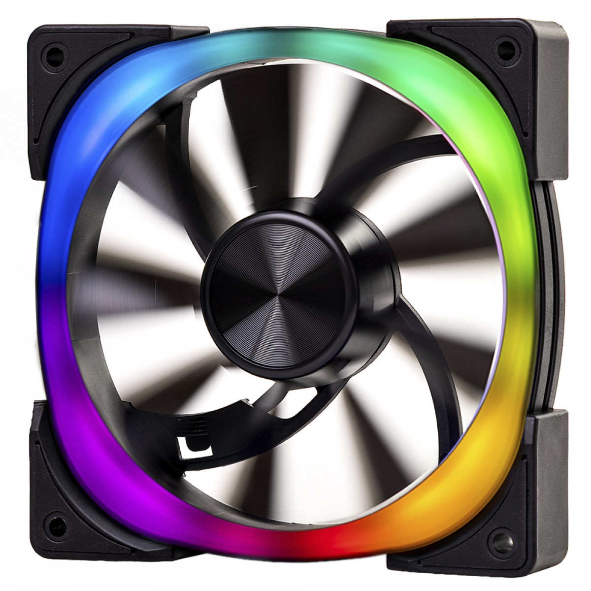 Cooler Para Gabinete Round5 Jetta Black, ARGB, 120mm, PWM, Preto, R5-JETTA-FW-B-2238