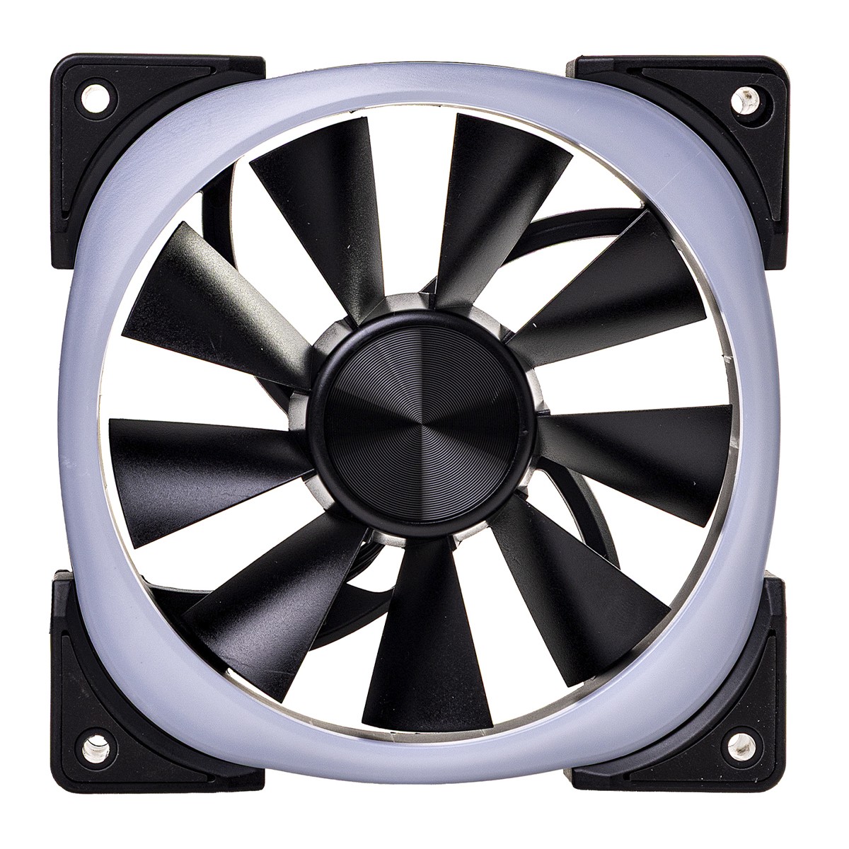 Cooler Para Gabinete Round5 Jetta Reverse Black, 120mm, PWM, ARGB, Preto, R5-JETTA-RV-B-2293