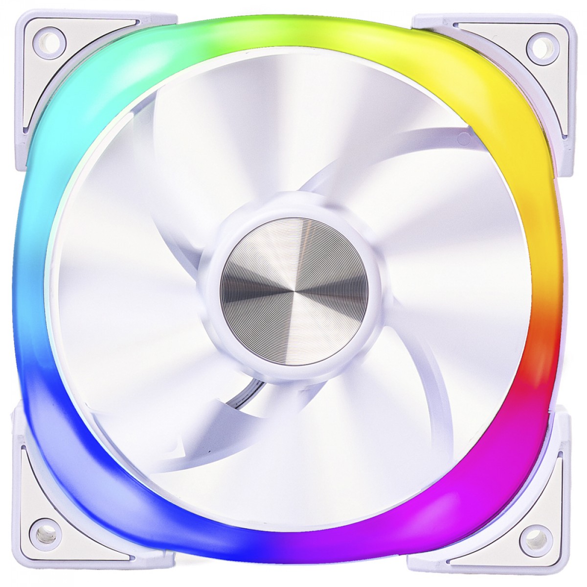Cooler Para Gabinete Round5 Jetta White, ARGB, 120mm, PWM, Branco, R5-JETTA-FW-W-2239