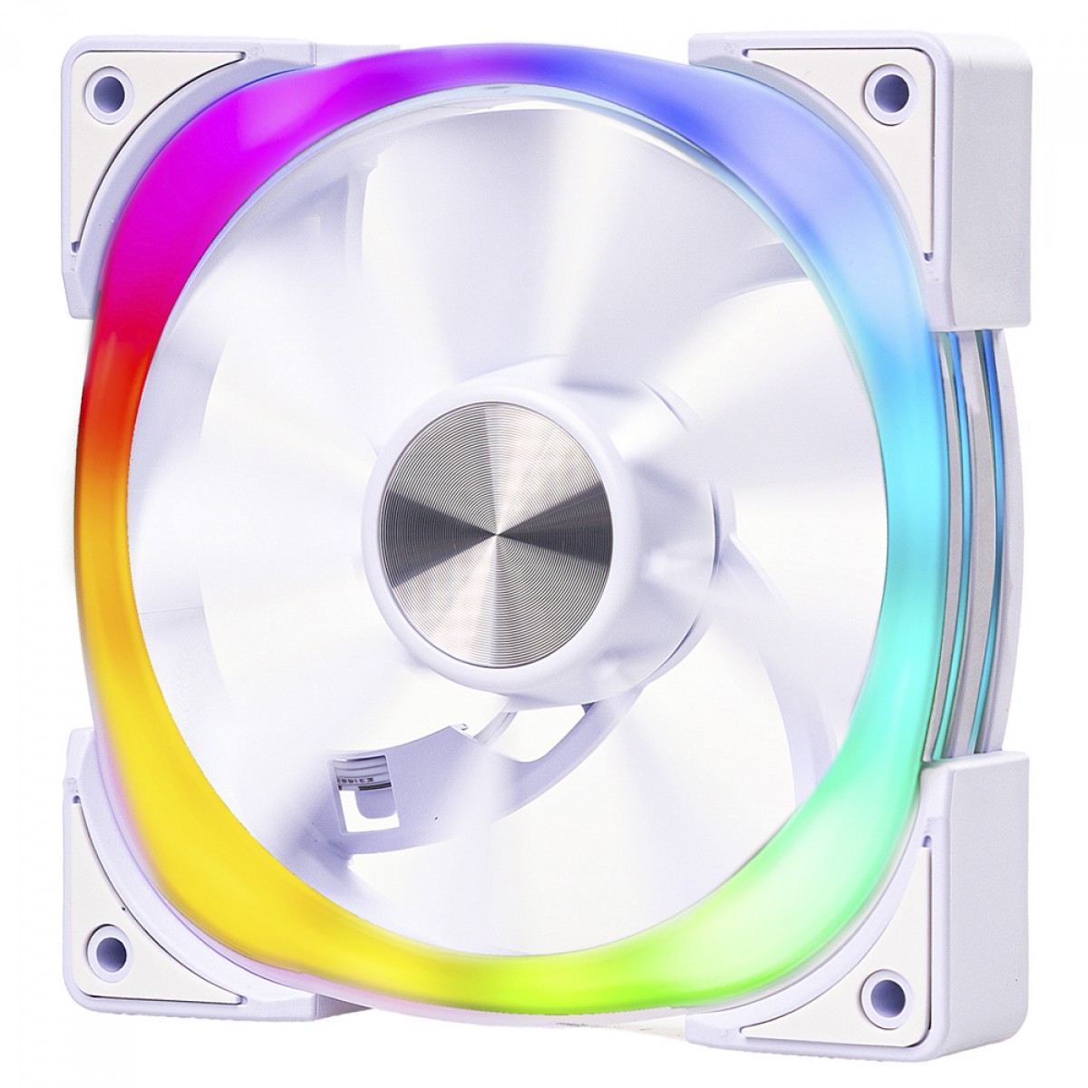 Cooler Para Gabinete Round5 Jetta White, ARGB, 120mm, PWM, Branco, R5-JETTA-FW-W-2239