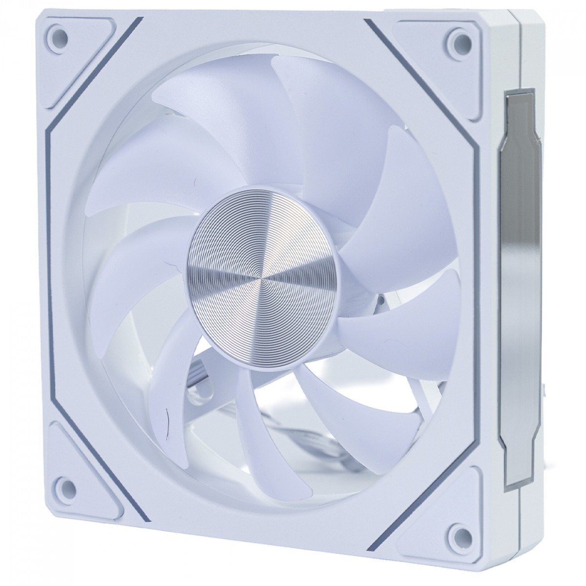 Cooler Para Gabinete Round5 Nordwind White, ARGB, 120mm, PWM, Branco, R5-NORDWIND-FW-W-2197
